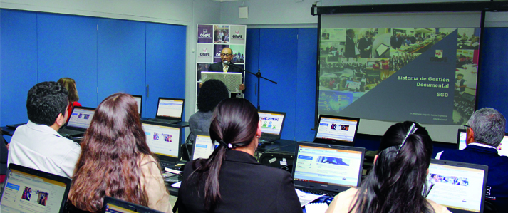 ONPE pone a disposicion del Programa Juntos tecnologia que elimina el papel en la documentacion interna