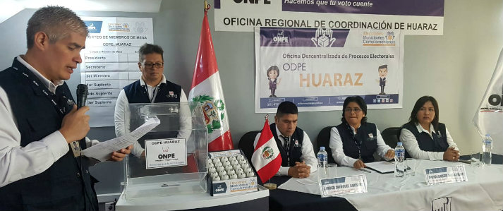 Onpe Designo Por Sorteo A Mas De Mil Miembros De Mesa