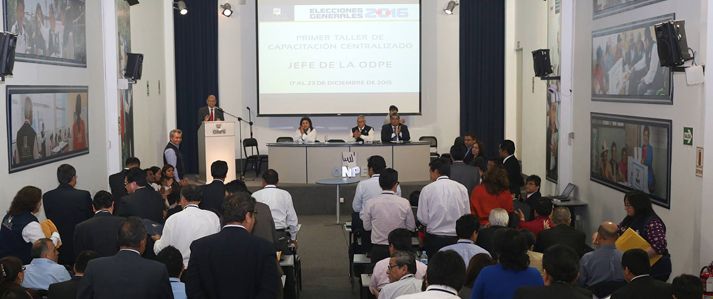 ONPE asigno a jefes de Oficinas Descentralizadas de Procesos Electorales en sus respectivas circunscripciones