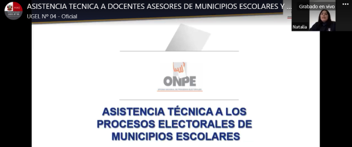 ONPE apoyó a Instituciones Educativas en elección de sus Municipios Escolares y APAFA