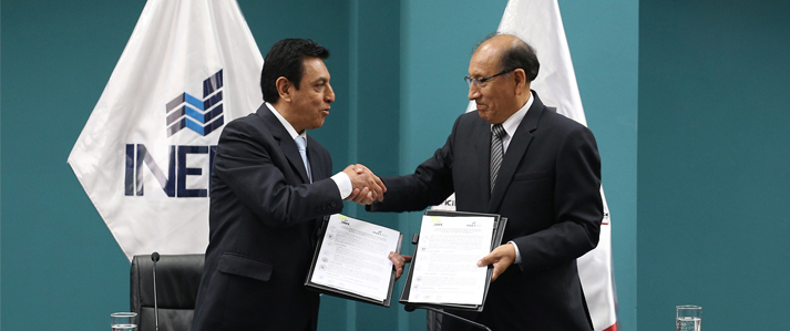 ONPE e INEI intercambiaran información para acercar locales de votacion a centros poblados 