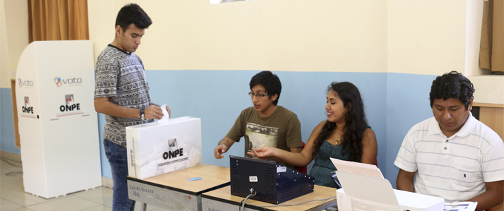ONPE: Por transparencia se podra verificar resultados registrados en mesa mediante el voto electronico