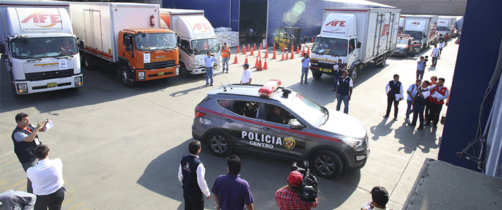 ONPE realiza el despliegue del material electoral hacia el interior del pais
