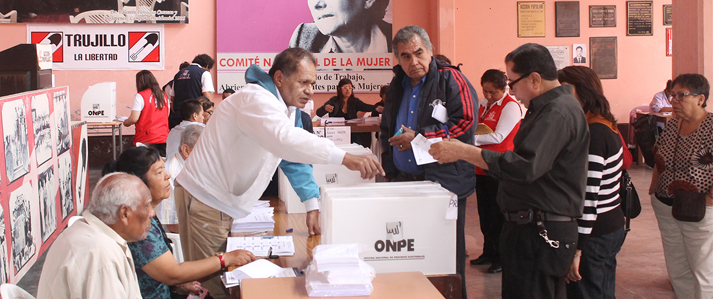 ONPE empleo el Sistema de Escrutinio Automatizado en Elecciones internas de Acción Popular