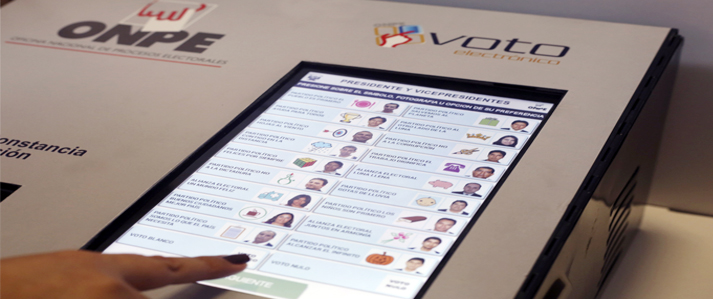ONPE: Voto electronico reduce a cero las actas observadas en las Elecciones 