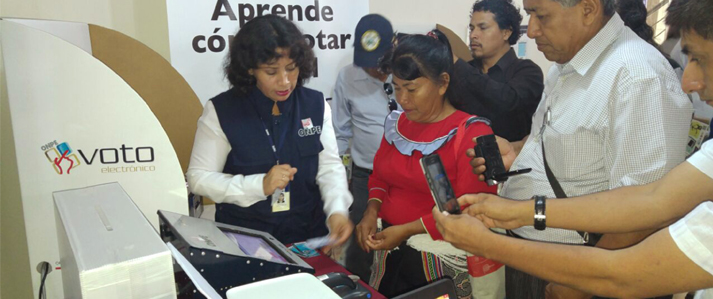 ONPE anuncia Capacitación sobre voto electronico para que nuevos distritos de Ucayali elijan autoridades 