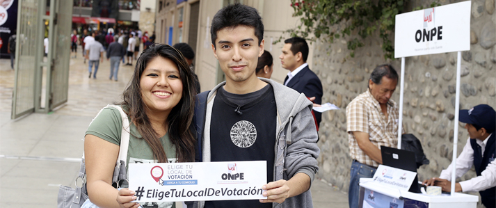Mayor porcentaje de electores que ya eligio su local de votacion tiene entre 18 y 29 Años
