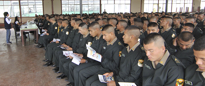 ONPE brinda Educación electoral a estudiantes de las Escuelas de la Policia Nacional del Perú   