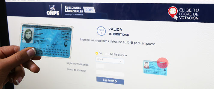 Electores de Mi Perú podran escoger local de votacion mas cercano a su domicilio en Elecciones municipales de noviembre