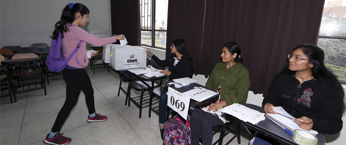 ONPE brindo asistencia Técnica a mas de un centenar de Elecciones desarrolladas en 23 universidades publicas 